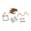 1000 allumettes 2x2x45 mm bois coloré bricolage et jeux