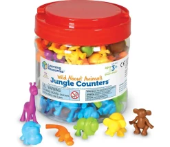 72 Animaux sauvages multicolores environ 3 cm