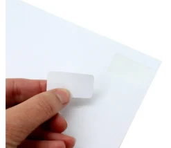 65 autocollants blancs 38.1 x 21.2 mm étiquettes à imprimer