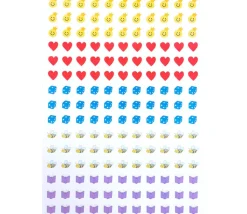 660 autocollants stickers symboles