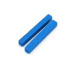 60 Baguettes en bois multicolores 5x5x39 mm