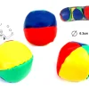 3 Balles de jonglage 6 cm colorées