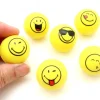 6 Balles smiley Super Rebond 3 cm de diamètre - rebondissantes