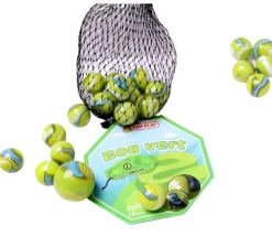 20 Billes Boa vert 16 mm + 1 calot