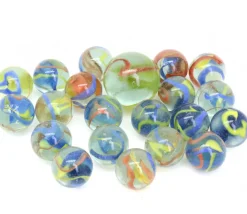 20 Billes Perroquet multi-couleurs + 1 calot pour jeu