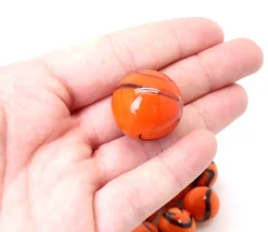 20 Billes tigre multicolores 16 mm + 1 calot 25 mm -