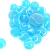 20 Billes verre dauphin bleu pour jeu 16 mm + 1 calot