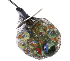 20 Billes verre oeil de chat pour jeu 16 mm + 1 calot