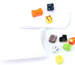 6 Boites pochettes berlingot carton blanc