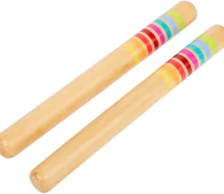 2 Bâtons de rythme en bois