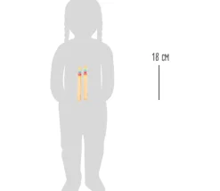 2 Bâtons de rythme en bois