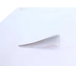 20 carrés autocollants blancs 45 mm étiquettes