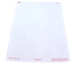 20 carrés autocollants blancs 45 mm étiquettes