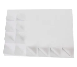 24 carrés autocollants blancs 50 mm étiquettes
