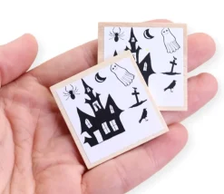 100 carrés bois brut 40 x 40 x 3 mm naturel