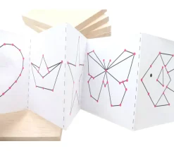 10 carrés bois naturel 10 x 10 cm avec 10 modèles - balsa