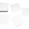30 cartes carrés 70x70 mm blancs à personnaliser