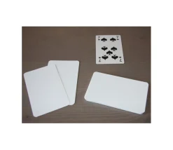 54 cartes maxi 62x100 mm blanches à personnaliser