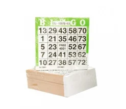 500 Cartes papier pour jeu de Bingo 10 cm