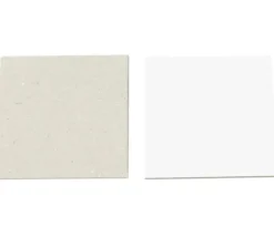 10 cartons blancs rigides carrés 10 x 10 cm neutre - mini plateaux