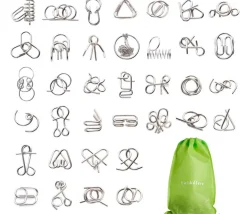 30 Casses-Têtes en métal 4 à 9 cm