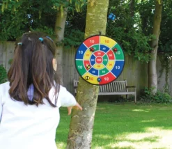 3 Cibles velcro 45 cm sport et calcul avec 9 boules