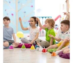 8 cloches d'éveil musical arc-en-ciel