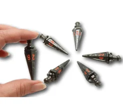 6 dés 6 faces en forme d'épée - Polyhero Warrior