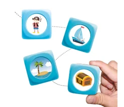 10 dés à jouer Images 3,5 cm - Picto-dés création d'histoires