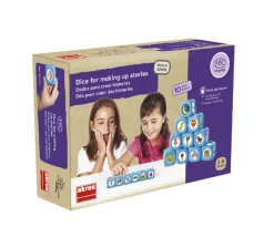 10 dés à jouer Images 3,5 cm - Picto-dés création d'histoires