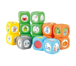 15 Dés à jouer images 3.5 cm - Picto-dés contes classiques