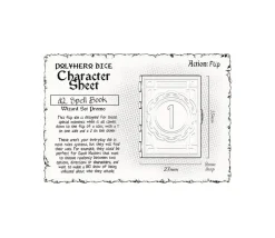 2 dés chapeau D20 et grimoire D2 violet - Polyhero wizard