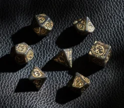 7 dés multifaces dragon Nephrite