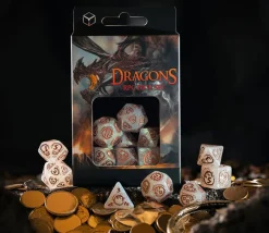 7 dés multifaces dragon Quartz