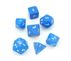 7 dés multi-faces géants opaques JUMBO à l'unité (couleur mise au hasard)