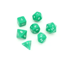7 dés multi-faces géants opaques JUMBO à l'unité (couleur mise au hasard)