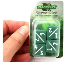 4 dés spéciaux 1/2 à 6/7 Tarmo - dés de modification