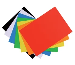 7 Feuilles aimantées A4 colorées magnétiques