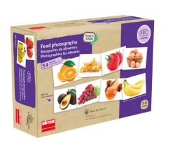 54 Fiches photos aliments pour jeux de langage