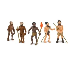 5 Figurines évolution de l'Homme