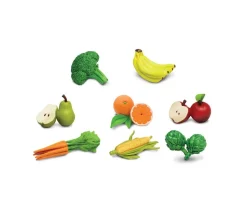 8 fruits et légumes figurines jouet d'environ 5 cm