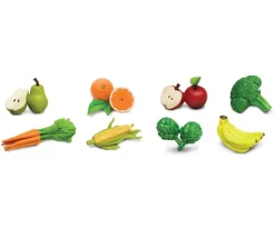 8 fruits et légumes figurines jouet d'environ 5 cm
