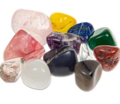 12 Galets pierres précieuses