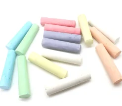 15 grandes craies de trottoir 7 couleurs