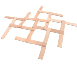 45 grandes plaquettes en bois naturel 36 cm construction jeux