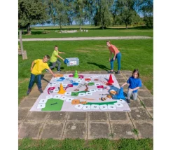 6 grands Cônes slalom 30 cm SUPER RESISTANTS avec trous