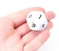 2 grands dés temps : 1 dé heure et 1 dé minute