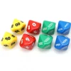 8 grands dés unité, dizaine, centaine, millier 10 faces JUMBO
