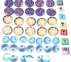 46 jetons compatibles jeu Arkham Horror