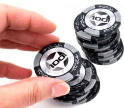 20 Jetons de poker crown argile valeur 100 - 14 gr